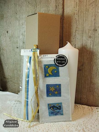 Bastelset Mond Sterne Fisch