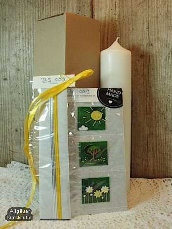 Bastelset Sonne, Baum, Blumen