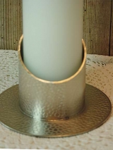Kerzenständer Gebhard / silber/ 5cm