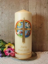 Individuelle Taufkerze - Adam