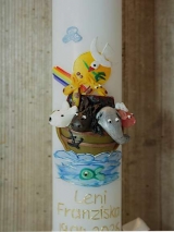 Kommunionkerze Arche Noah inkl. Box