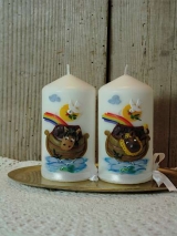 Kommunionkerze Arche Noah inkl. Box