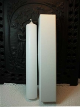 400 mm x 50 mm elfenbein mit Kerzenkarton