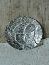 Kerzenteller Beate/silber/ 12 cm