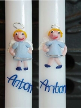 Gastkerze Rosi mit Engel