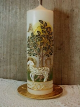 Osterkerze Lebensbaum