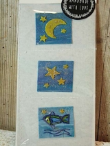 Bastelset Mond Sterne Fisch