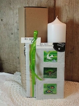 Bastelset Taube, Baum, Fische