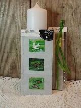 Bastelset Taube, Baum, Fische