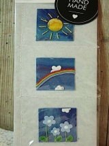 Bastelset Sonne Regenbogen Blumen