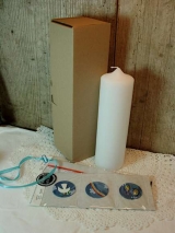 Bastelset Taube, Regenbogen, Fische rund