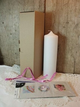 Bastelset Regenbogen, Taube, Blumen