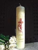 Romantische Hochzeitskerze Lilian