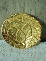 Kerzenteller Josef/ gold/14 cm