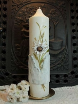 Ausgefallene Hochzeitskerze Klea