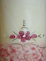 Hochzeitskerze Klara mit Ornament